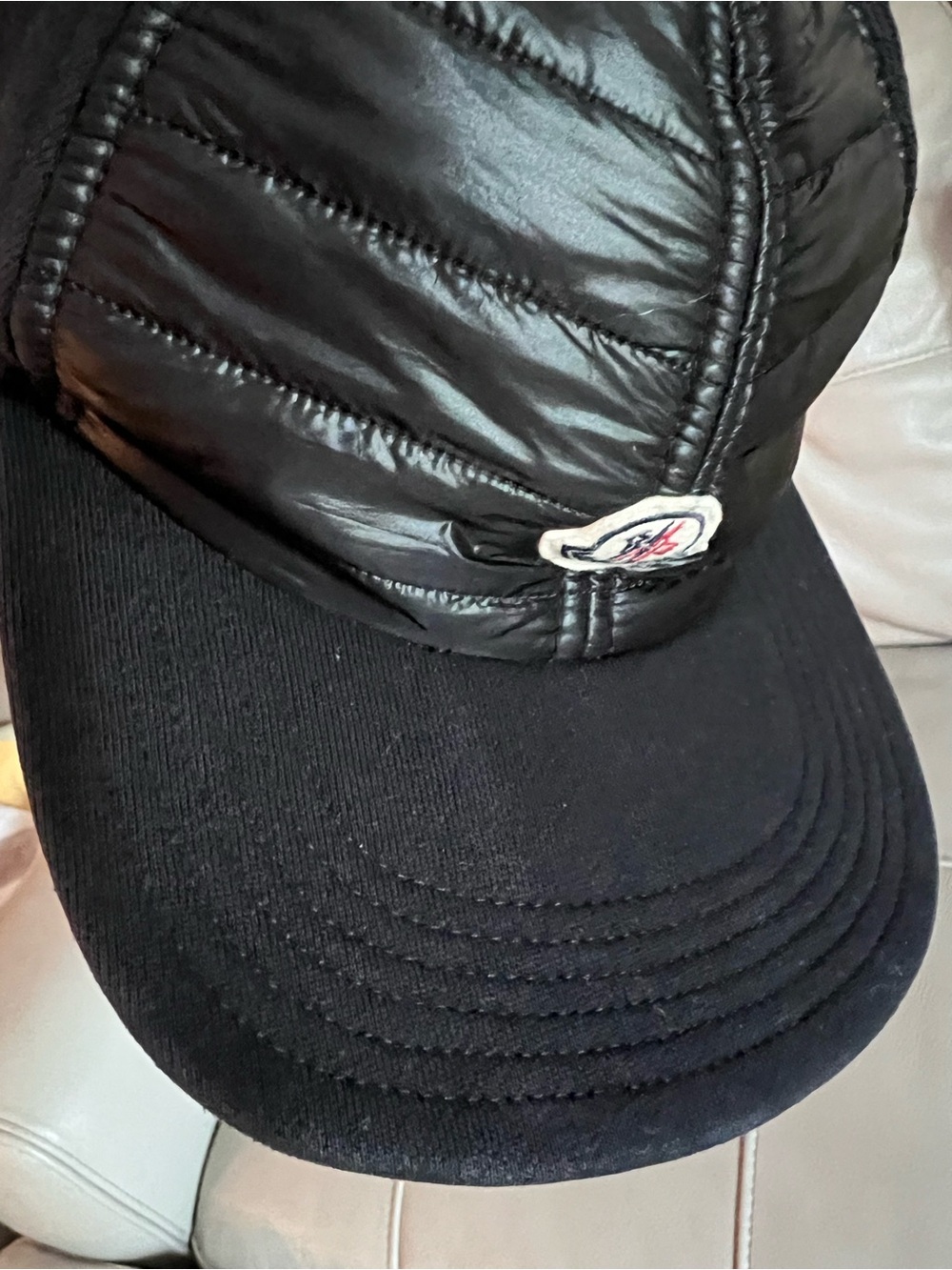 Moncler Baseball Berretto Cap Men's Hat Adjustable Black - Picture 16 of 17